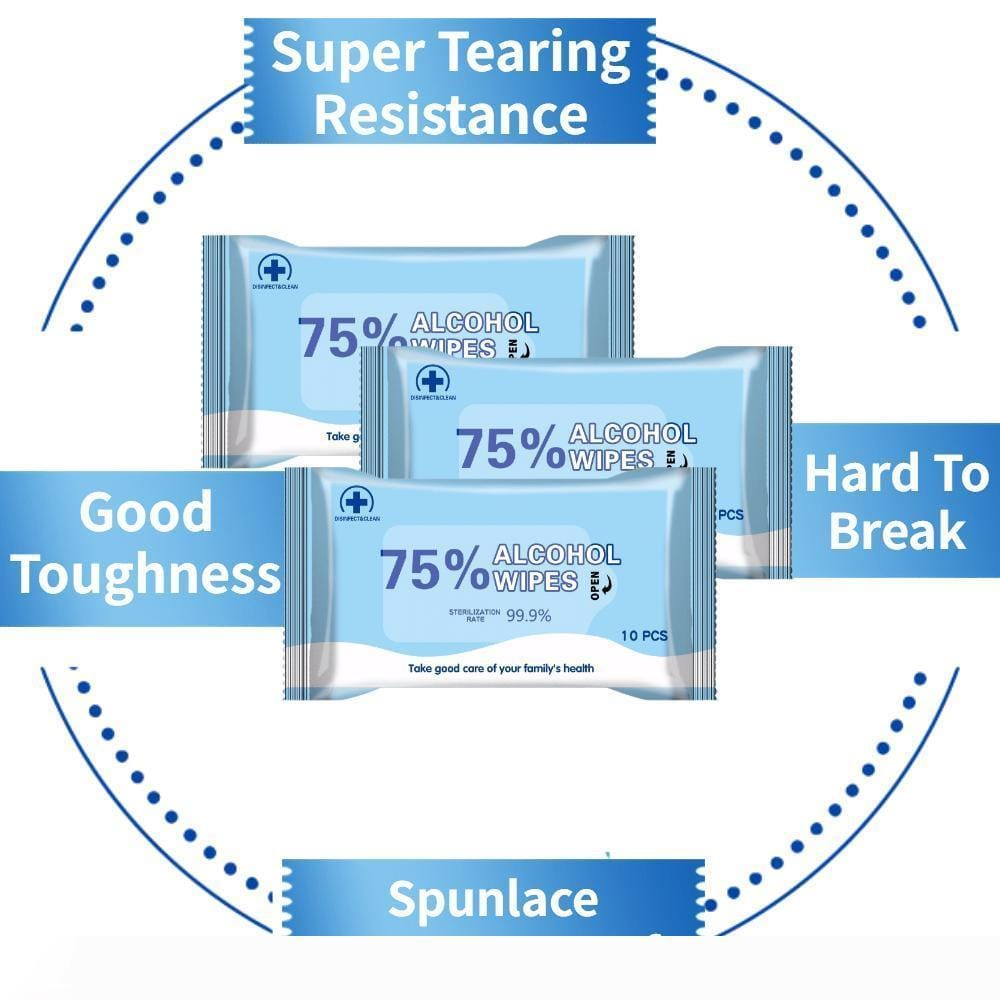 Alcohol Wipes Pack - 75% Alcohol